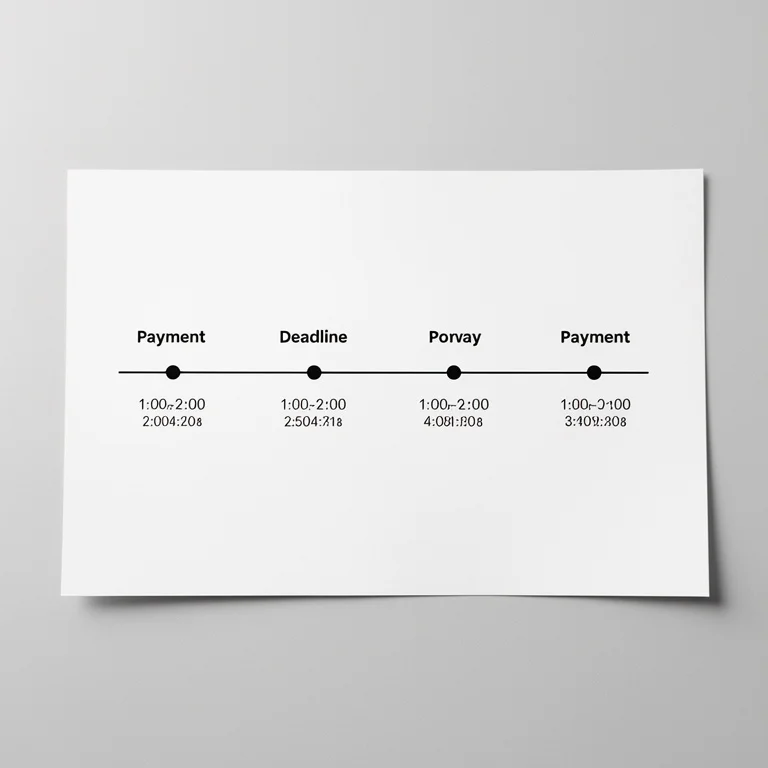 Comparison chart of invoice payment terms Net 7 Net 15 Net 30 and Net 60 for freelancers and businesses